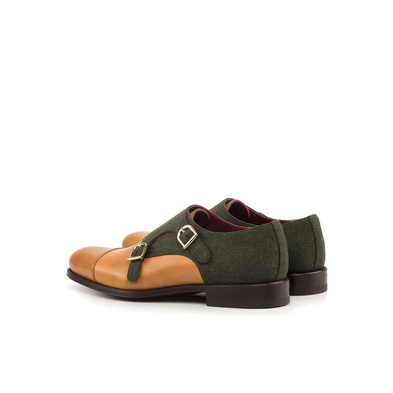 Velvet Ventures Double Monk Shoe Brown