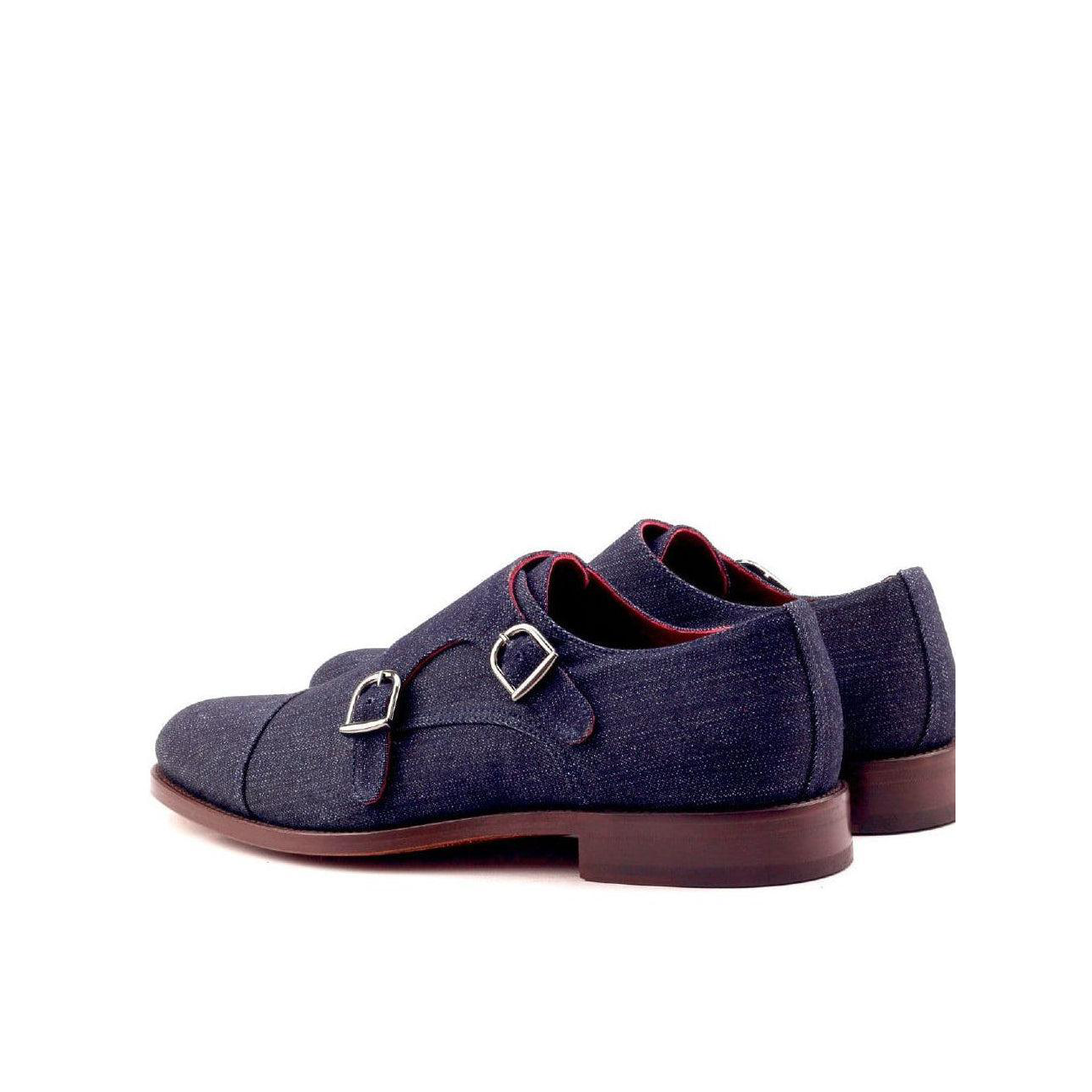 Dapper Duos Double Monk Shoe Navy