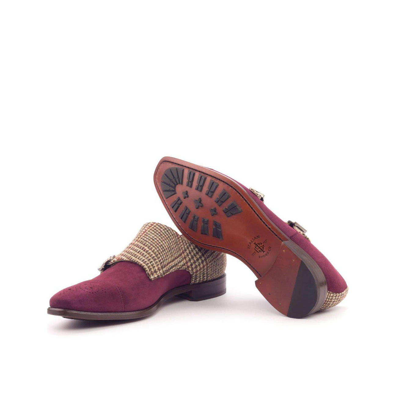 Sterling Synchrony Double Monk Shoe Wine