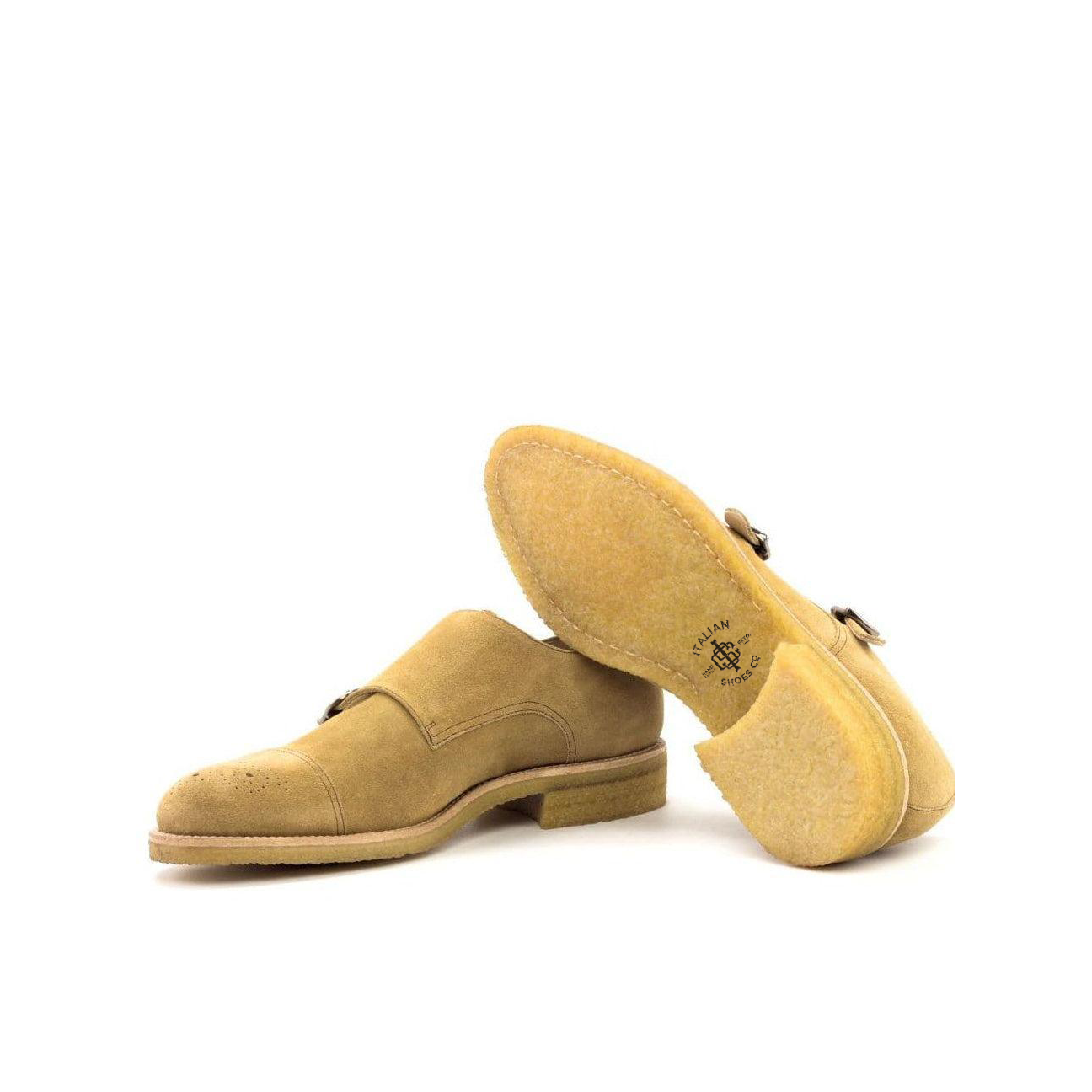 Modish Monks Double Monk Shoes Tan