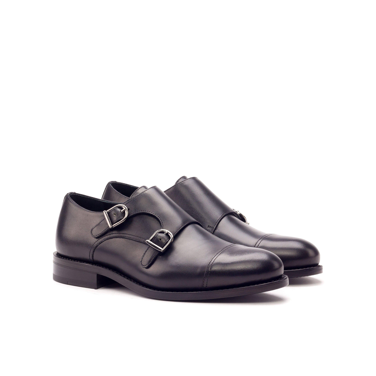 Swagger Strides Double Monk Shoe Black