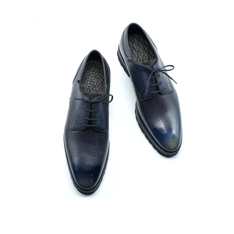 Manual Henry Leather Lace-UP Derby Oxford Shoes
