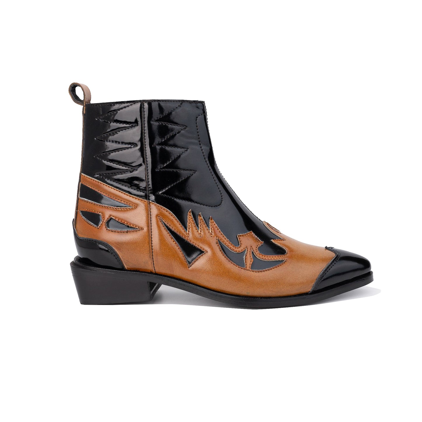 Chiara Captoe Suede High Ankle Boots