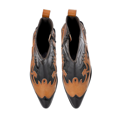 Chiara Captoe Suede High Ankle Boots