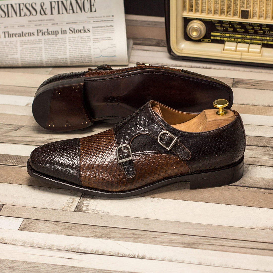 Lunar Luminescence Monkstrap Shoes