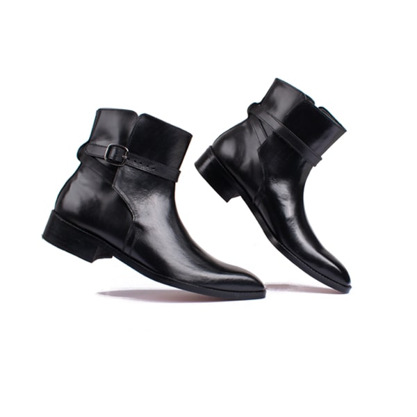 Classic Black Leather Boots | Italian Boots