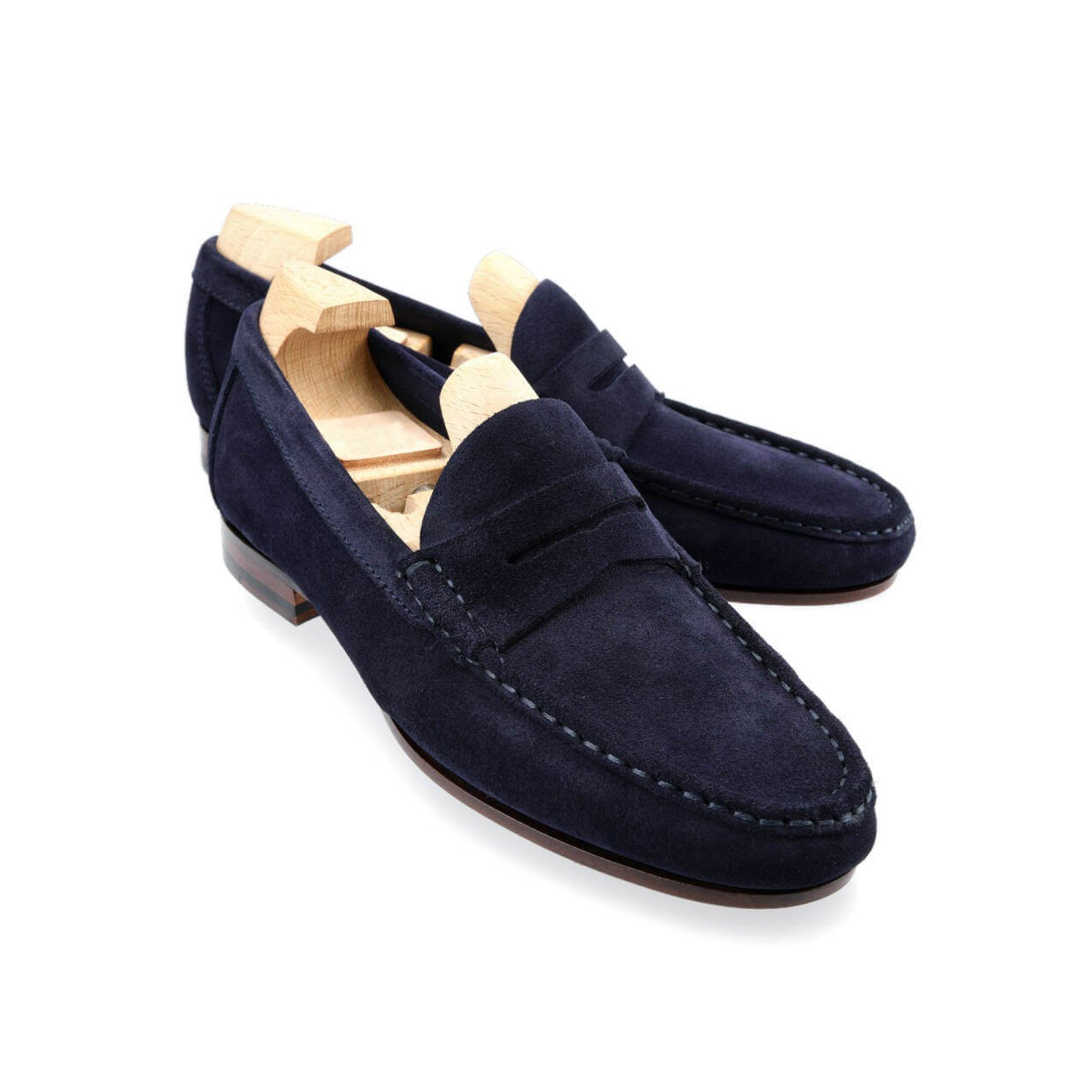 Bastille Navy Penny Loafers