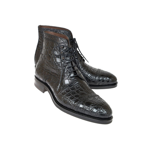 Coal Crocodile Jumper Boots