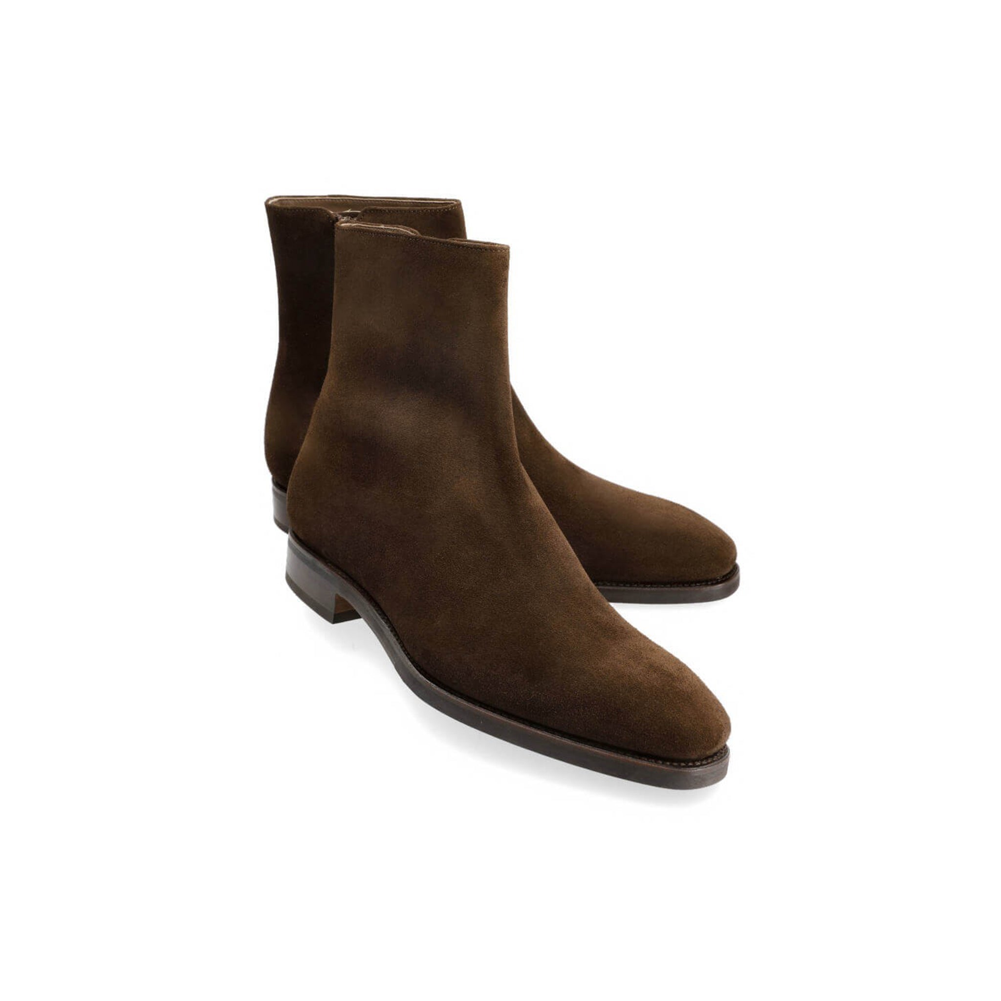 Iroko Suede High Ankle Zip Boots