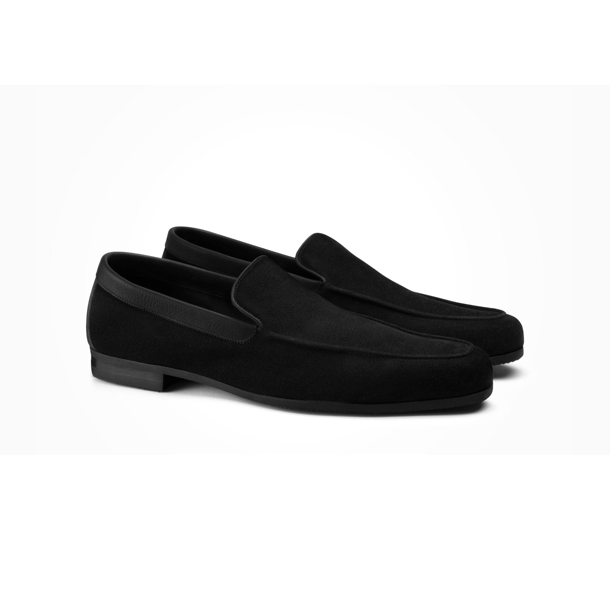 Ludovica Black Velvet Loafers