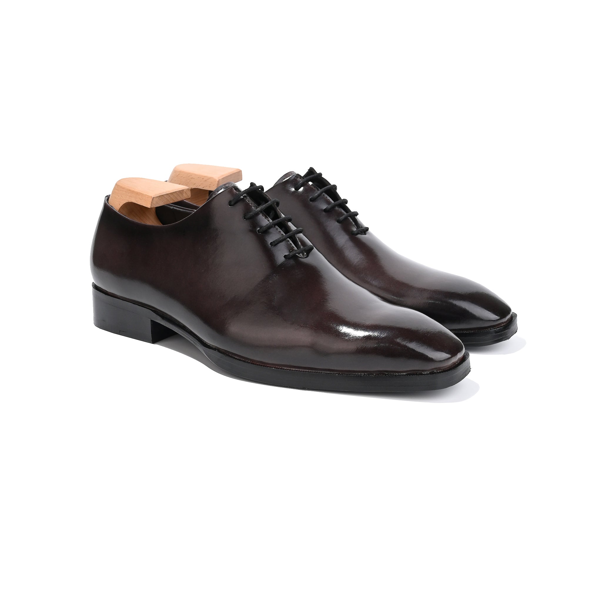 Men Plain Toe Oxford Shoes