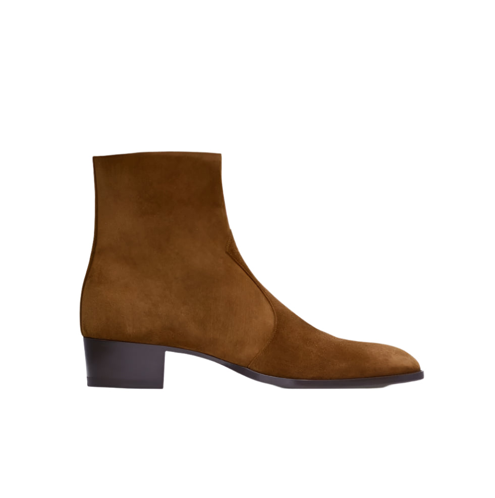 Pure Handmade Leather Cuban Boots for Men's