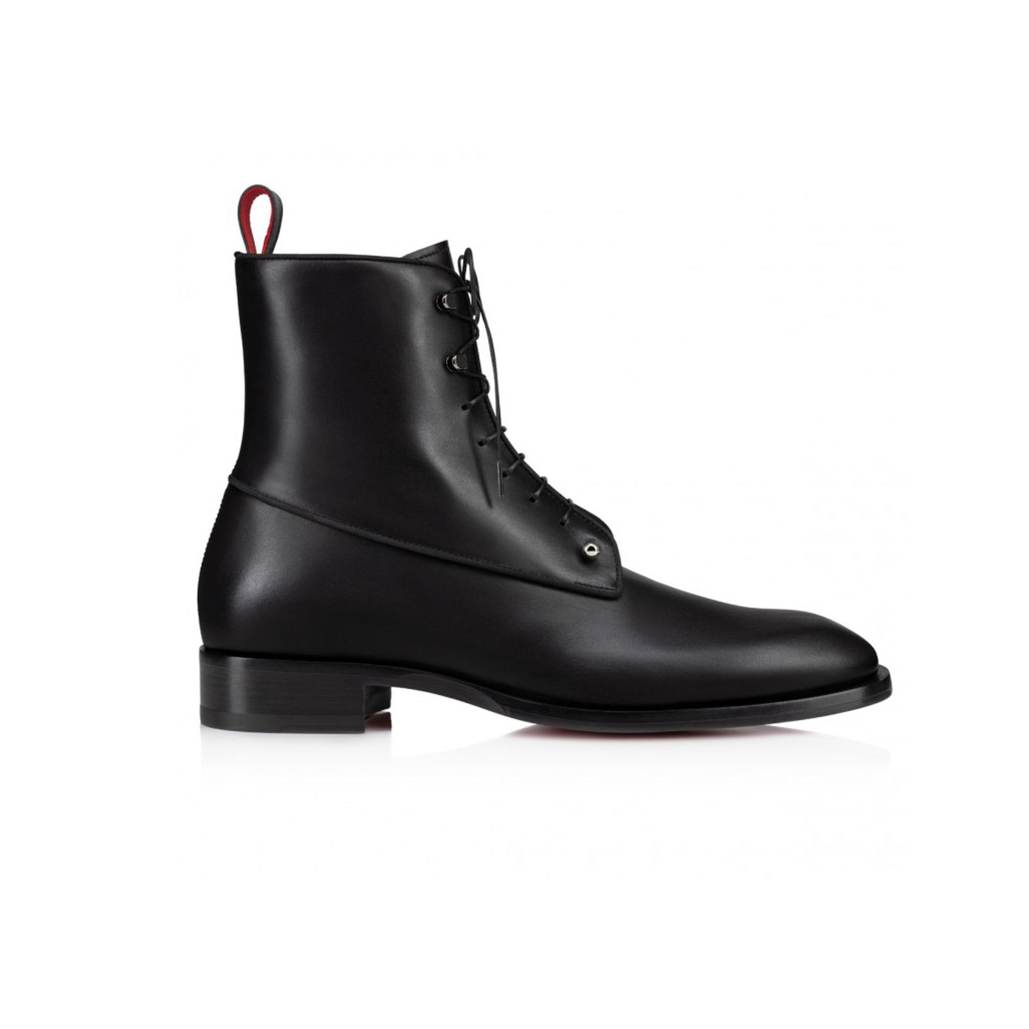 Valerio Mens Black Leather Boots