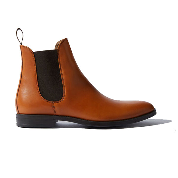 Classic Chelsea Round Toe Light Brown Boots 643