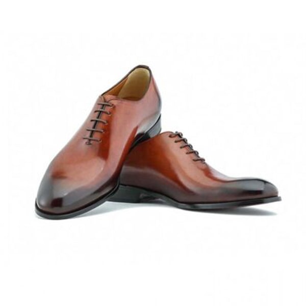 Captoe Diablo Dress up Shade Brown Grain Leather Shoes