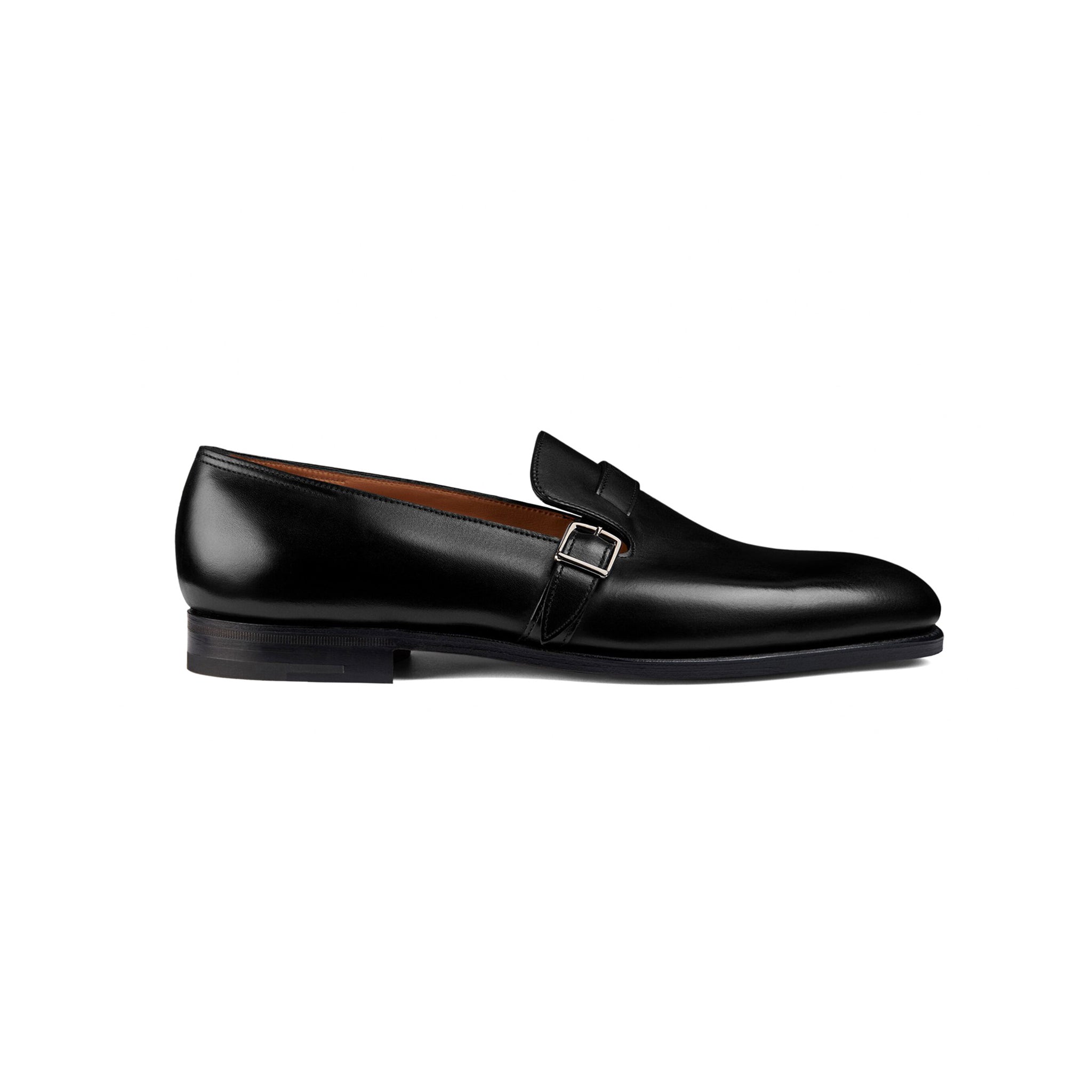 Classic Plain Single Monk Strap Shoes