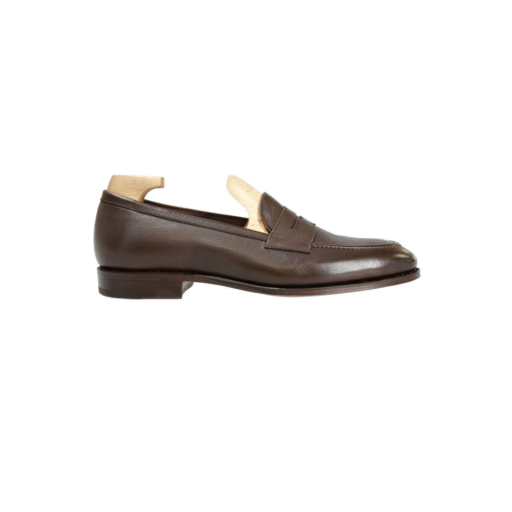 Rusticalf Cocoa Penny Loafers