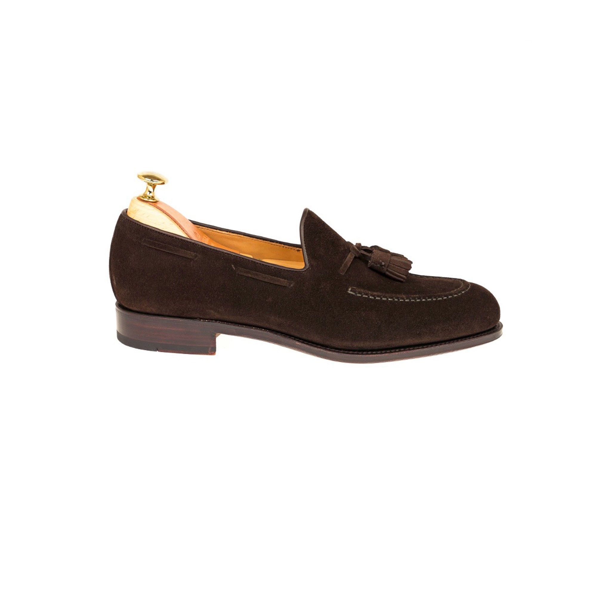 Walnut Leather Tassel Loafer