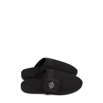 Italian Black Luxe Mule for Men's