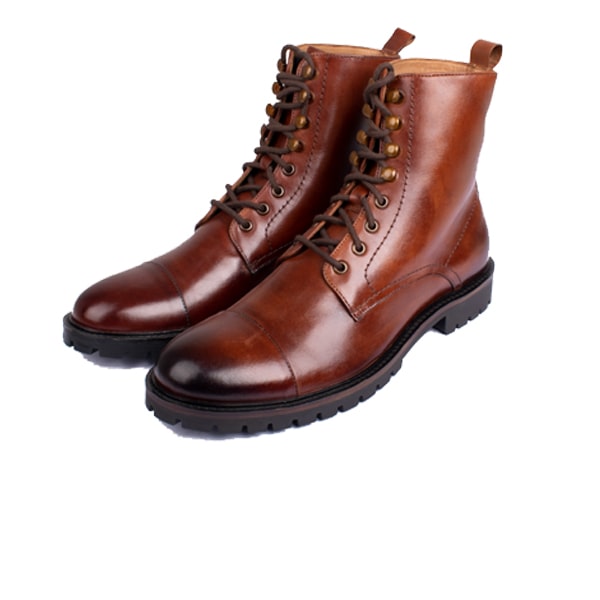 Derby High Ankle Brown Boots