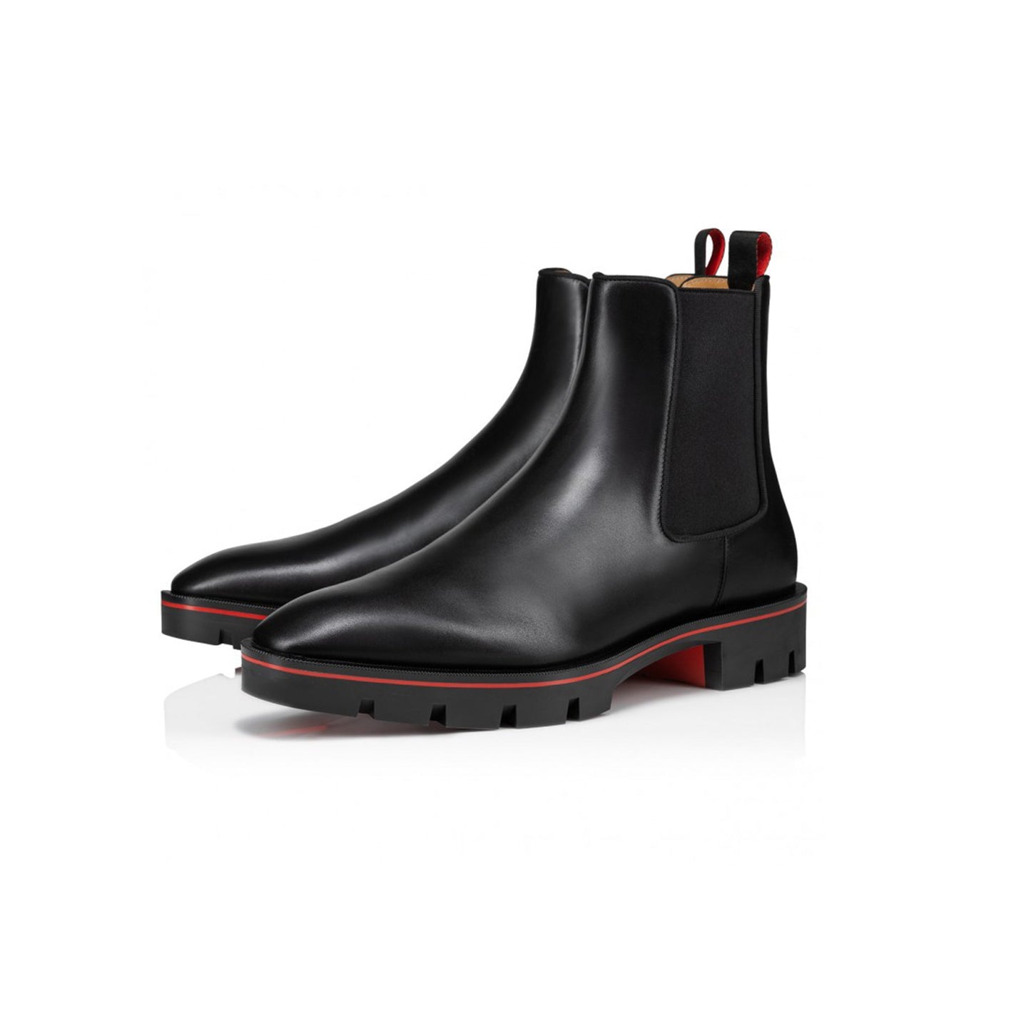 Chelsea Men's Black Leather Coal Boots