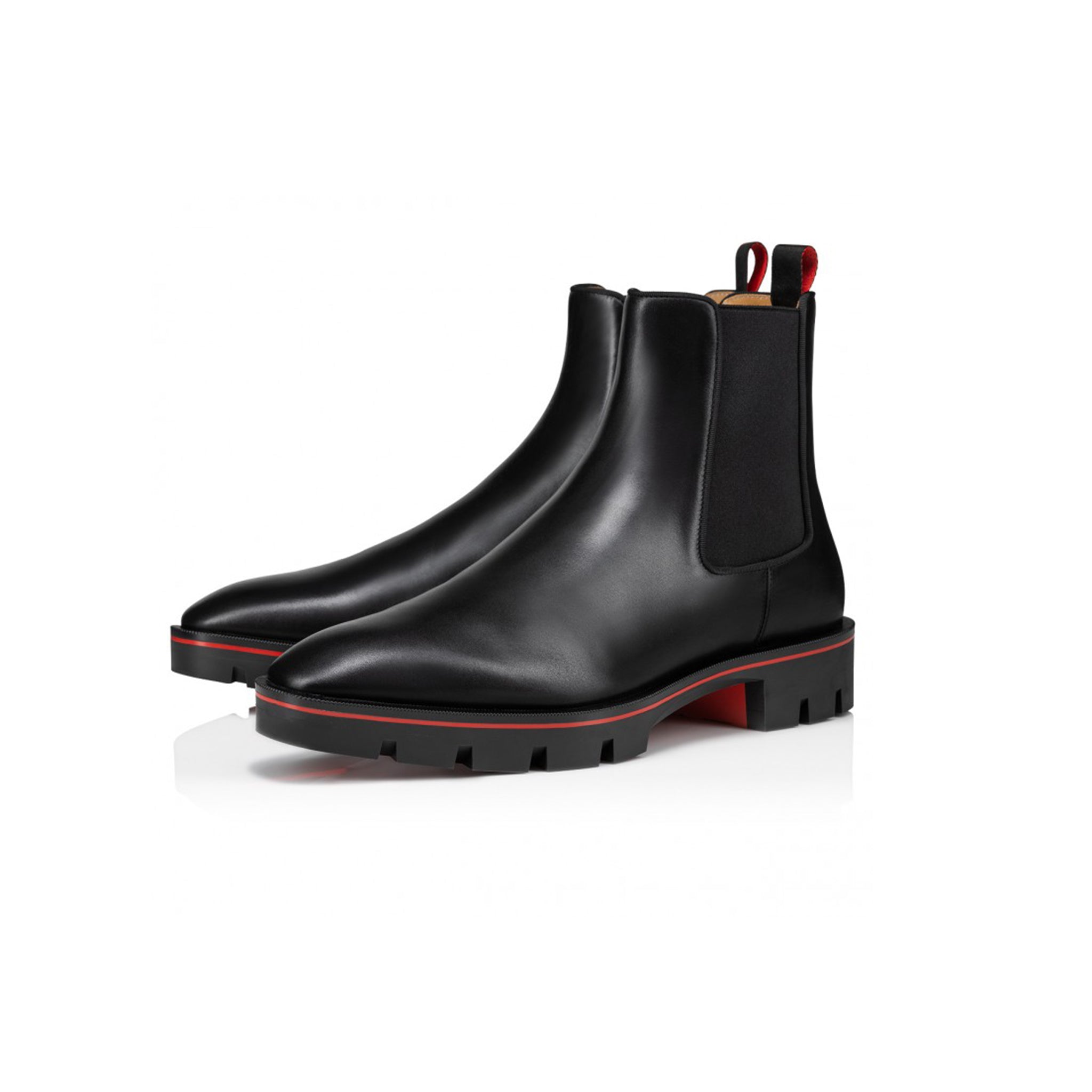 Chelsea Men's Black Leather Coal Boots