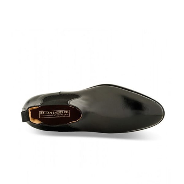 Classic Chelsea Round Toe Black Boots