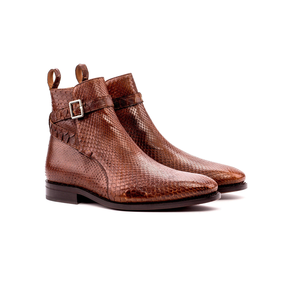 Jodhpur Python Brown Boots