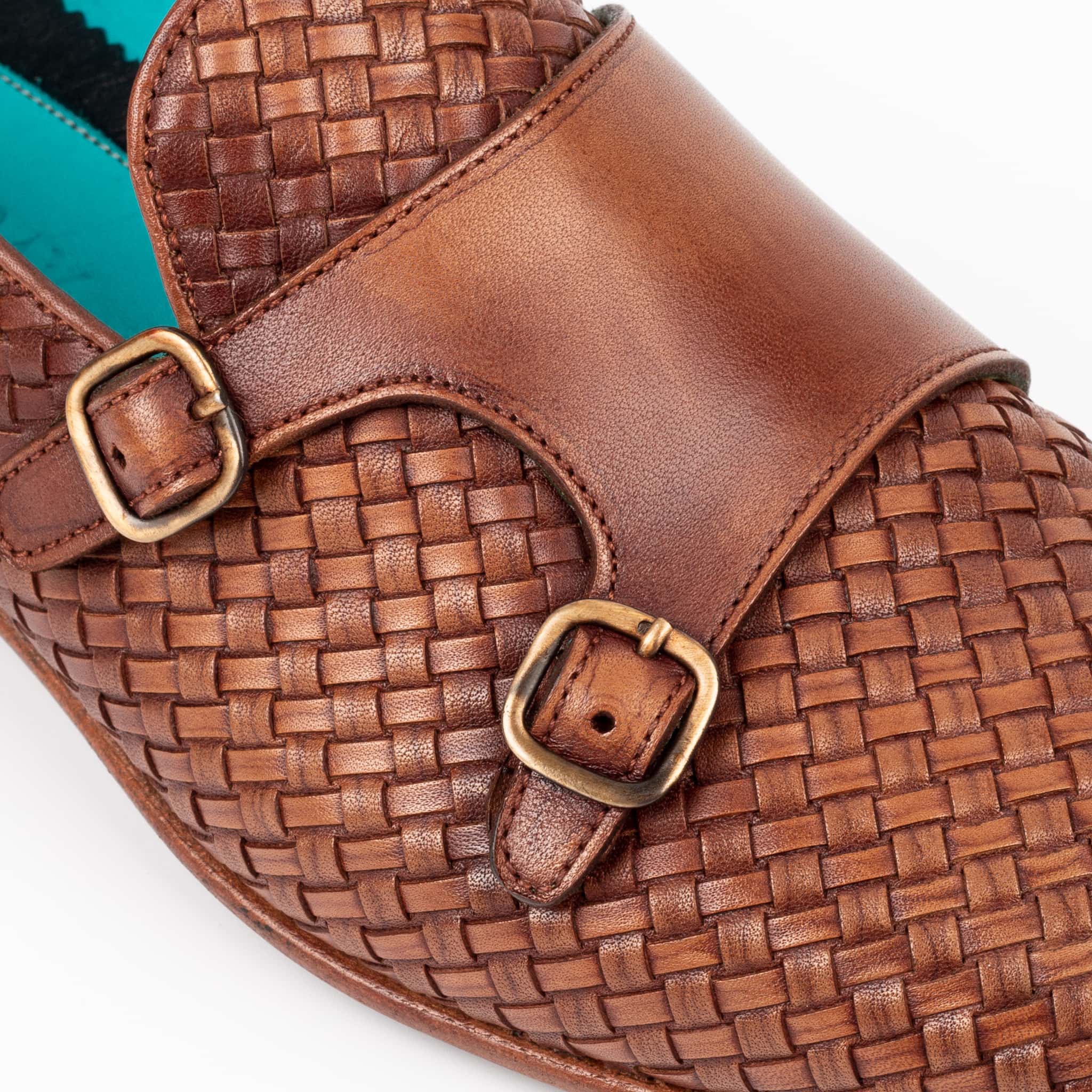 Handcrafted Double Monkstrap Men's Shoes