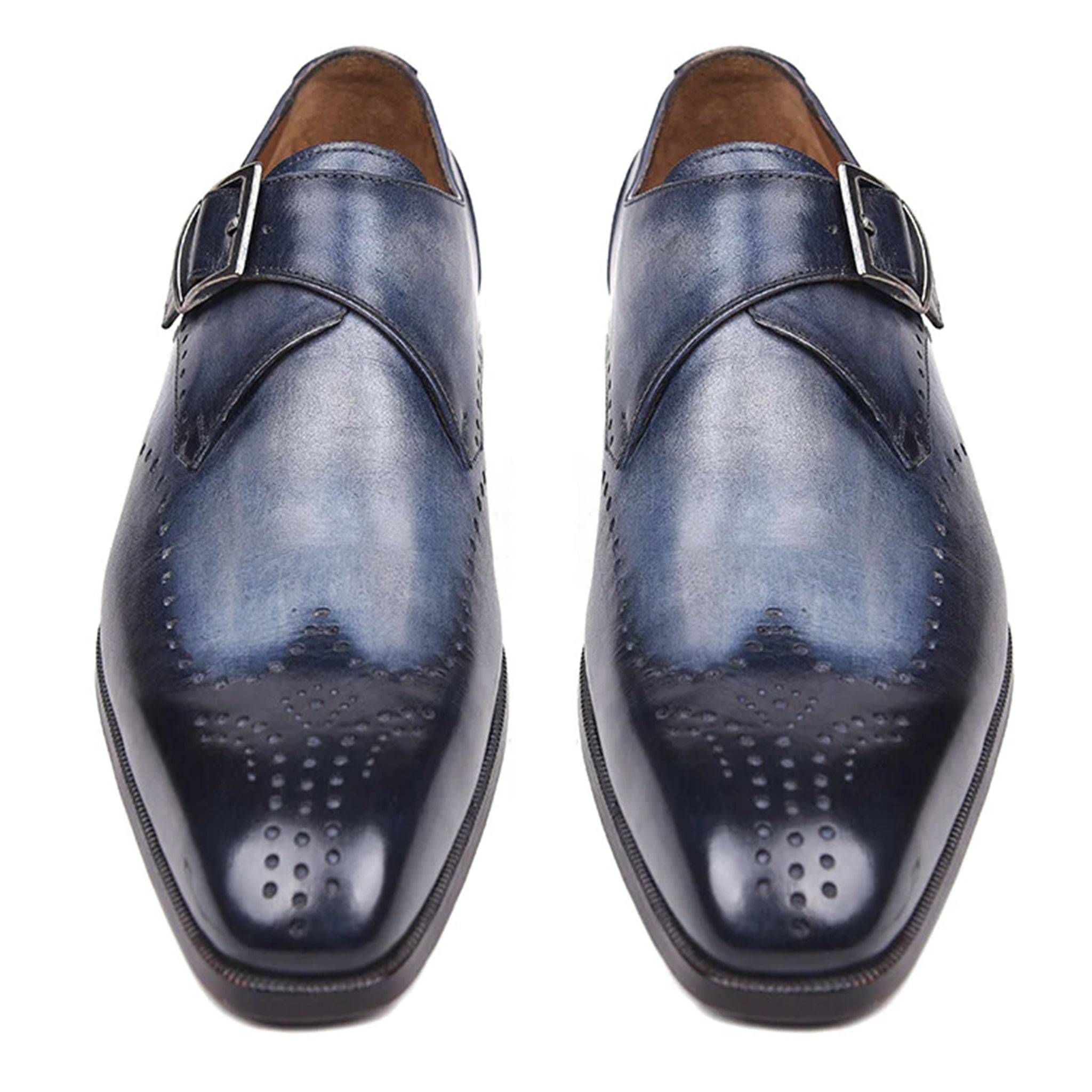 Lorenzo  Brogue Single Monkstrap Shoes