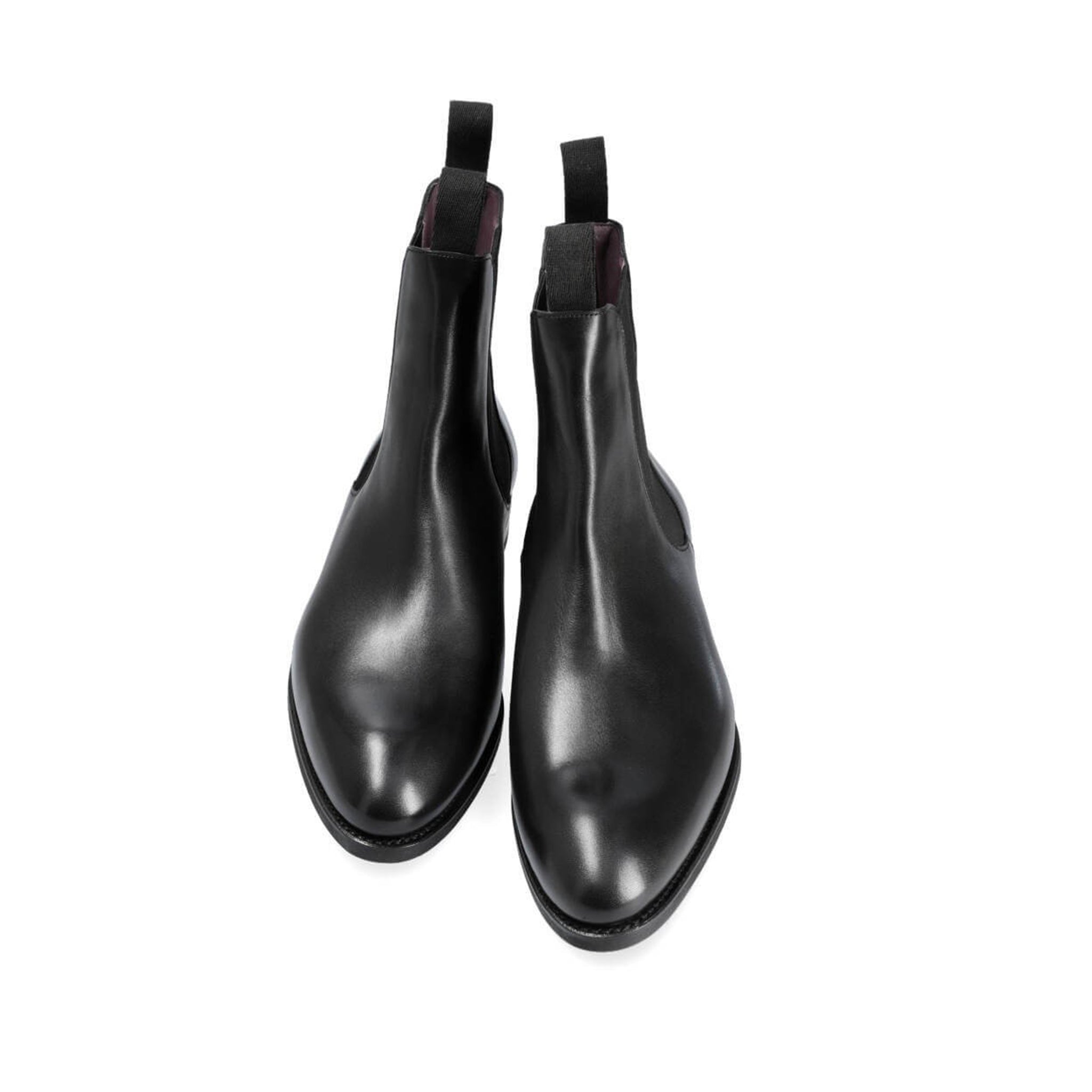 Chelsea Black Leather Boots - Italian Shoes Company