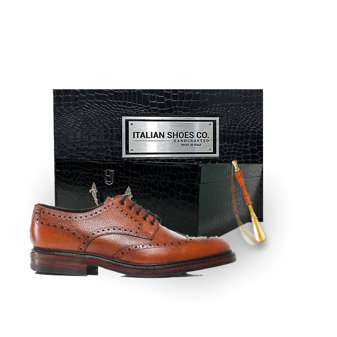 Wingtip Derby Lace up Shoes