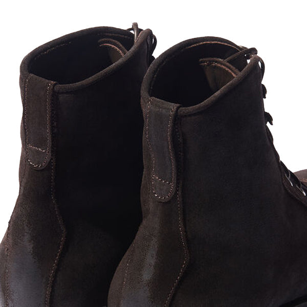 Derby High Ankle Suede Leather Boots