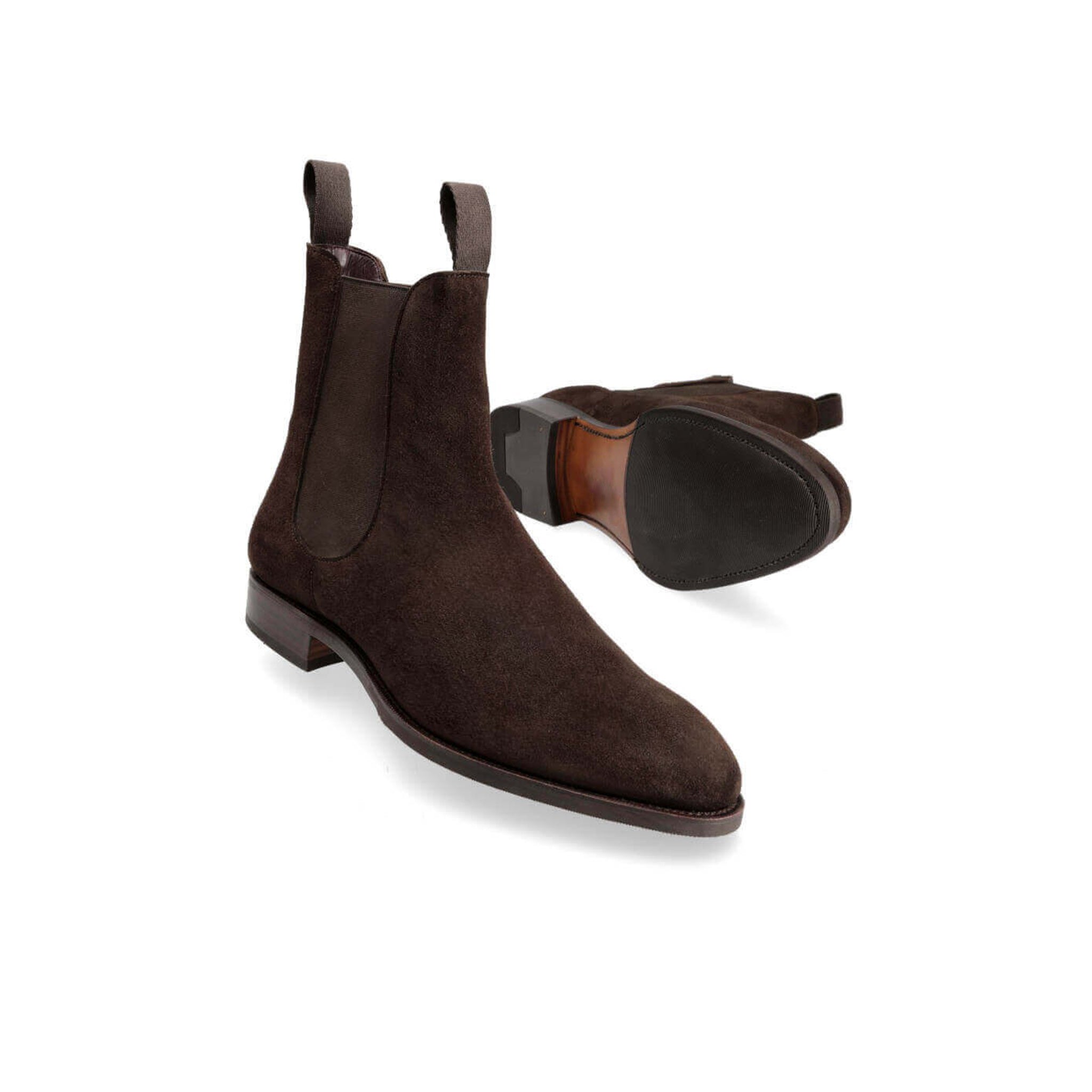 Cocoa Brown Chelsea Men's Leather Boots