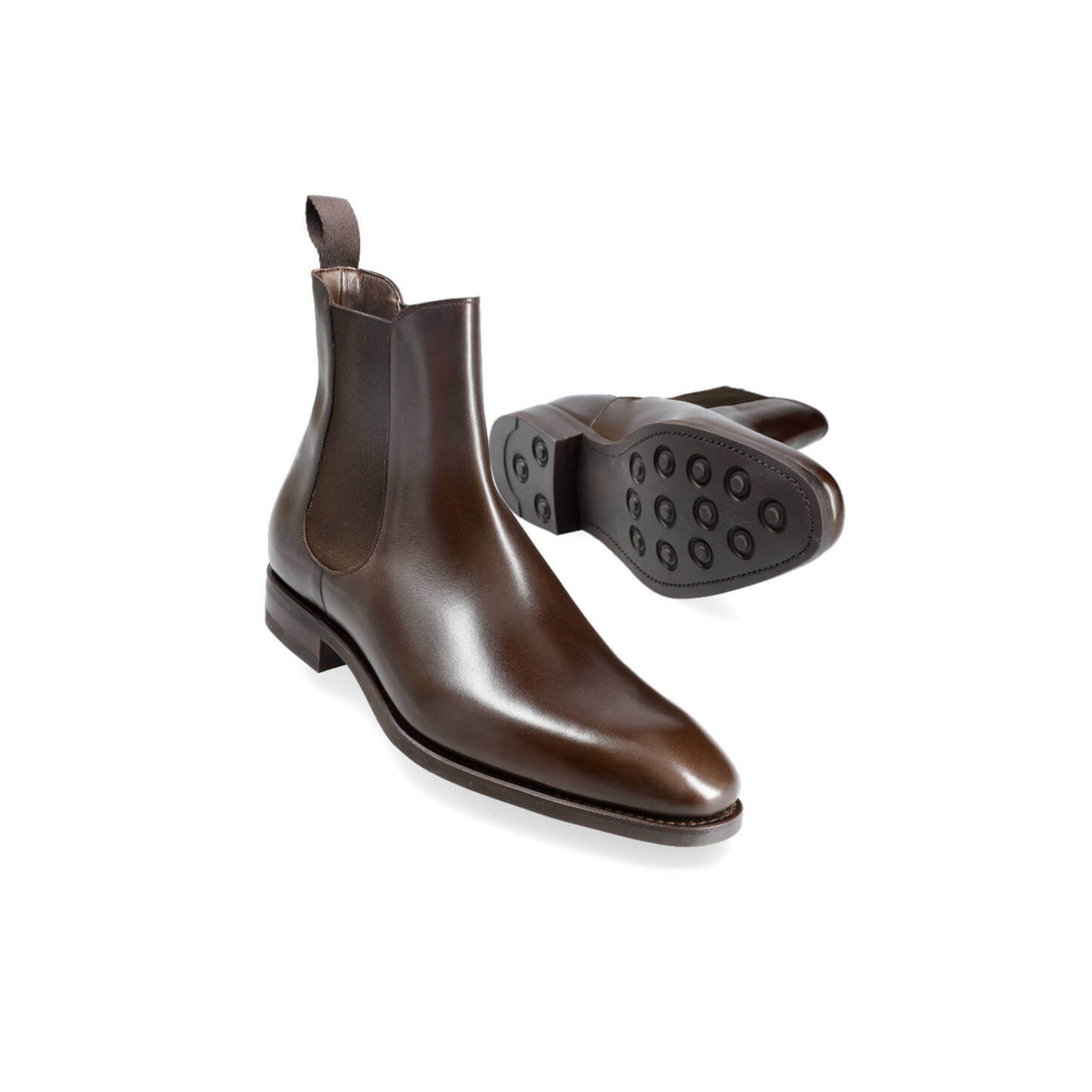 Cocoa Brown Men's Leather Boots