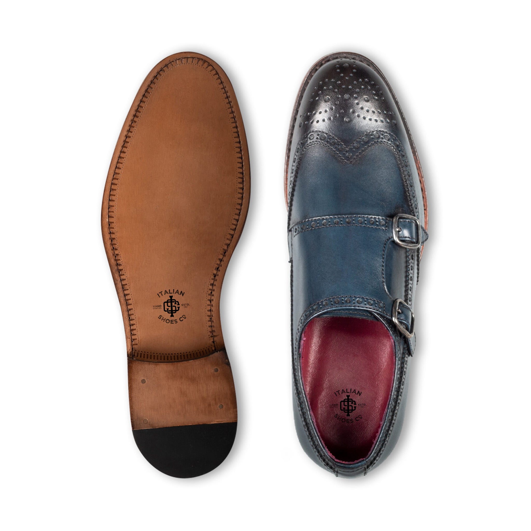 Trout Double Monk Strap Men's Shoes