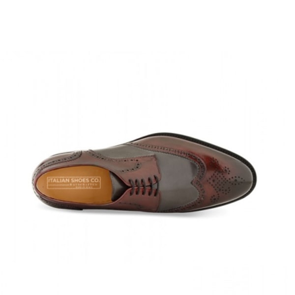 Wingtip Derby Lace up Dark Brown Shoes