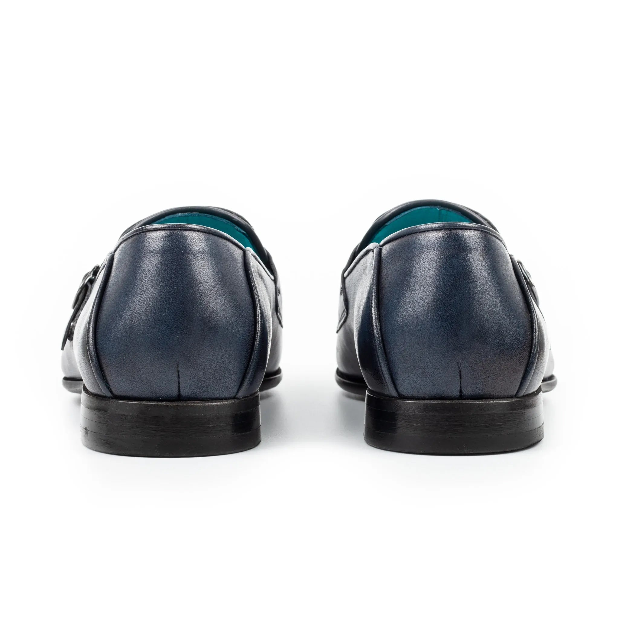 Leather Double Monk Strap Formal Shoes