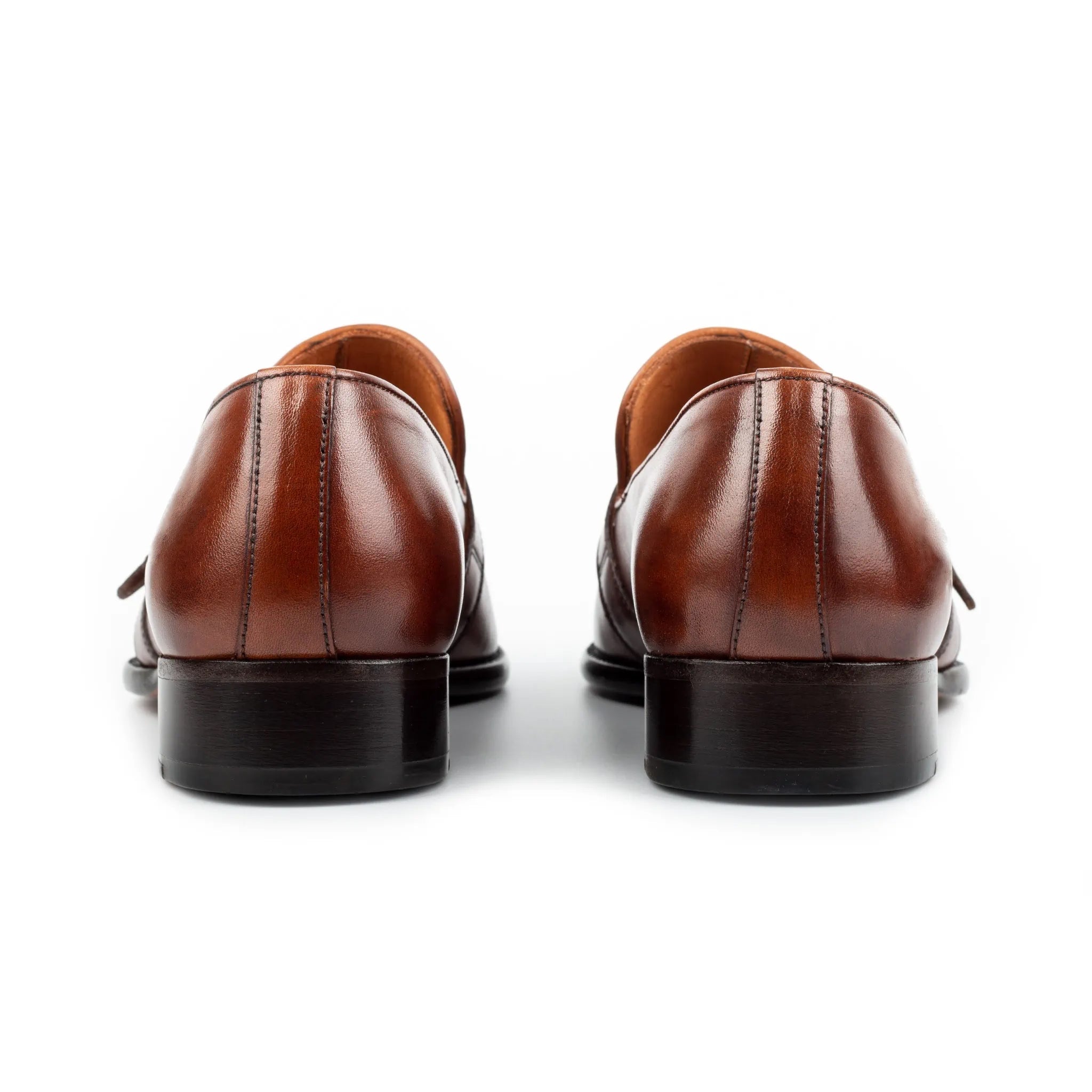 Sanguine Brown Single Monk Strap Shoes