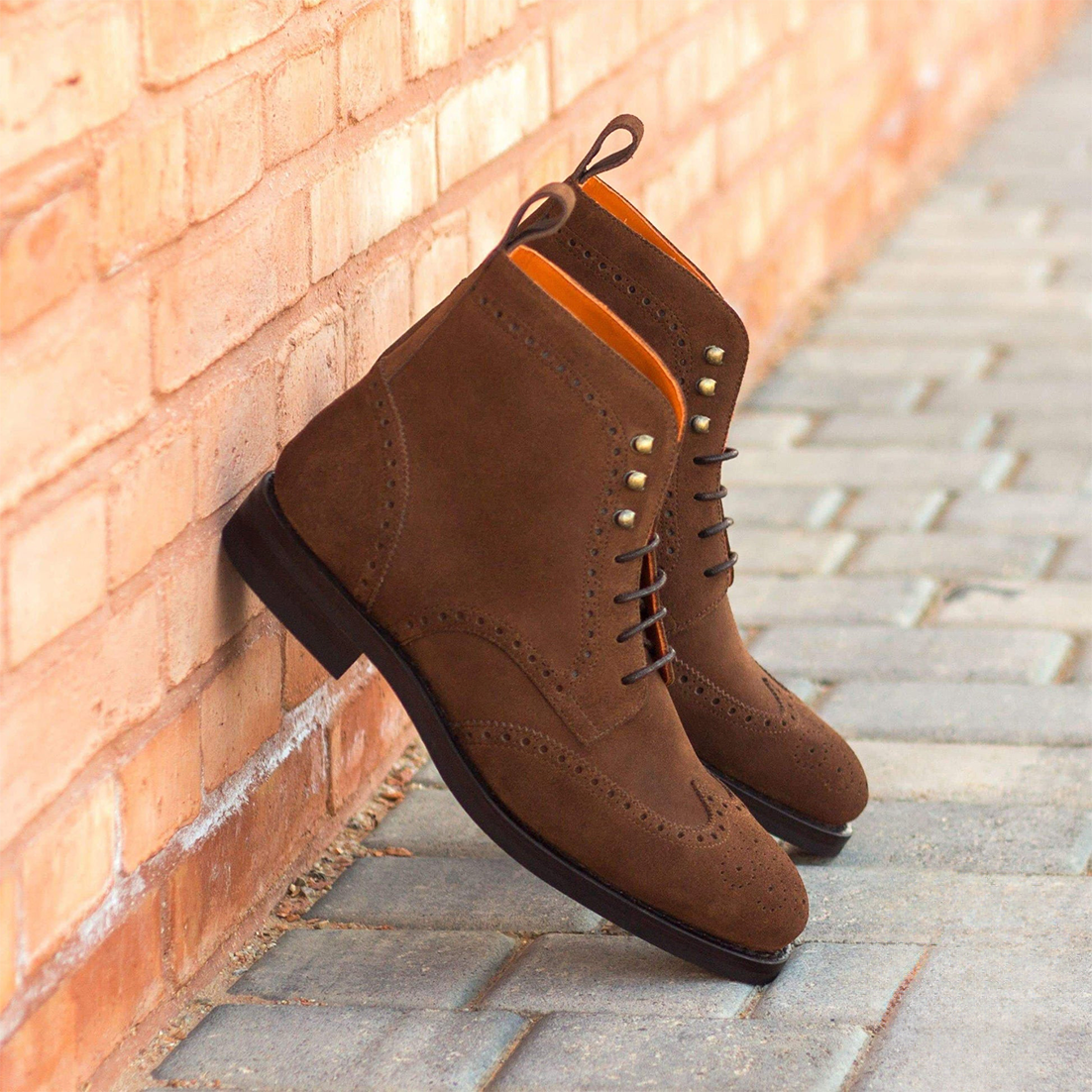 Military Brogue Boot