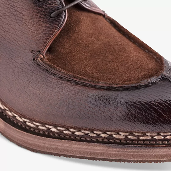 Man Derby Blucher Brown Leather Shoes India