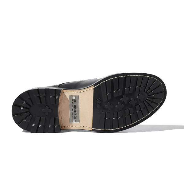 Derby High Ankle Black Colored Leather Boots