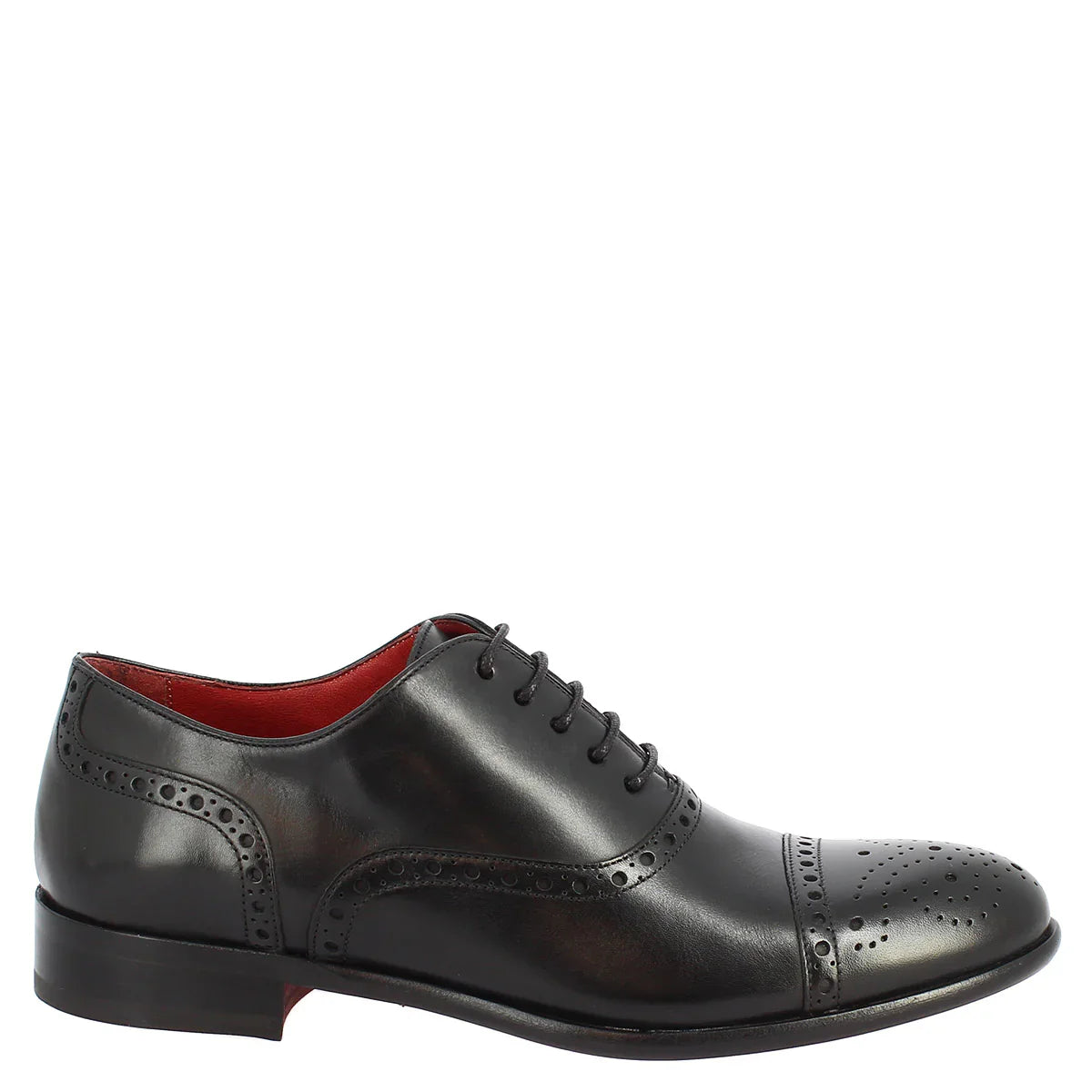 Leather Lace-Up Oxford Shoes For Men