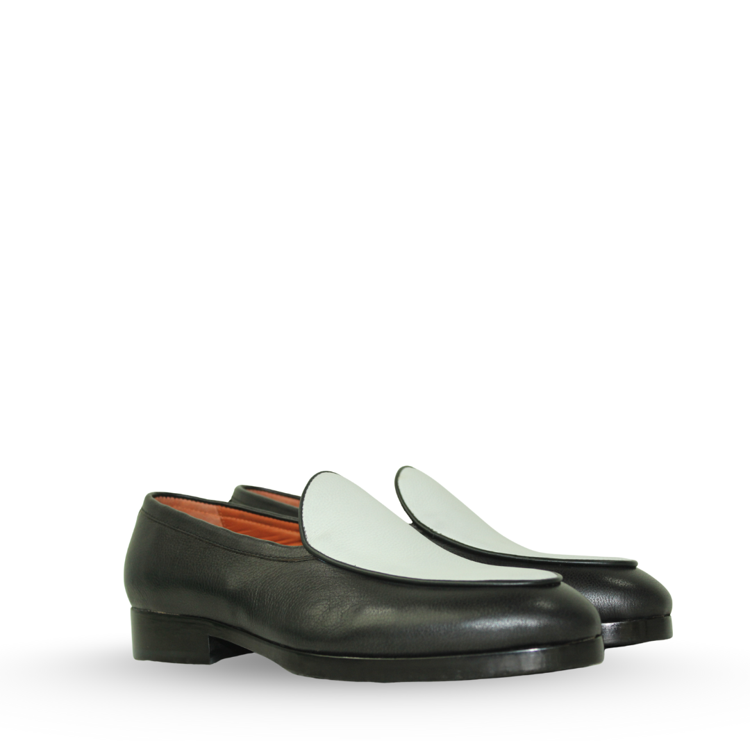 Men's Leather Dual Tone Italian Loafer