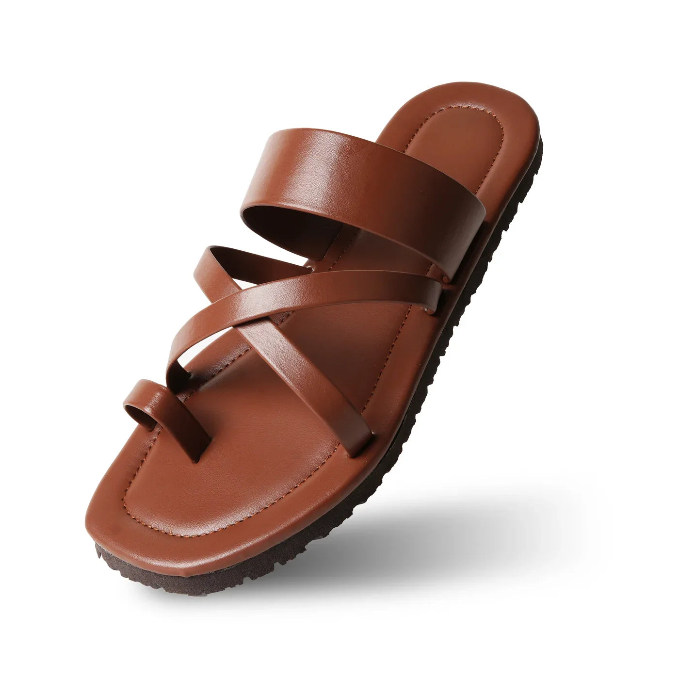 Strappy Sandals - Vintage Tan