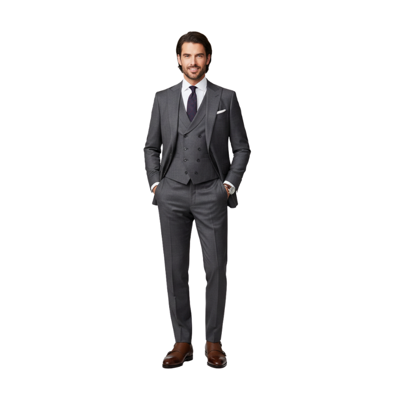Croc-Cap Double Monk Strap Shoes