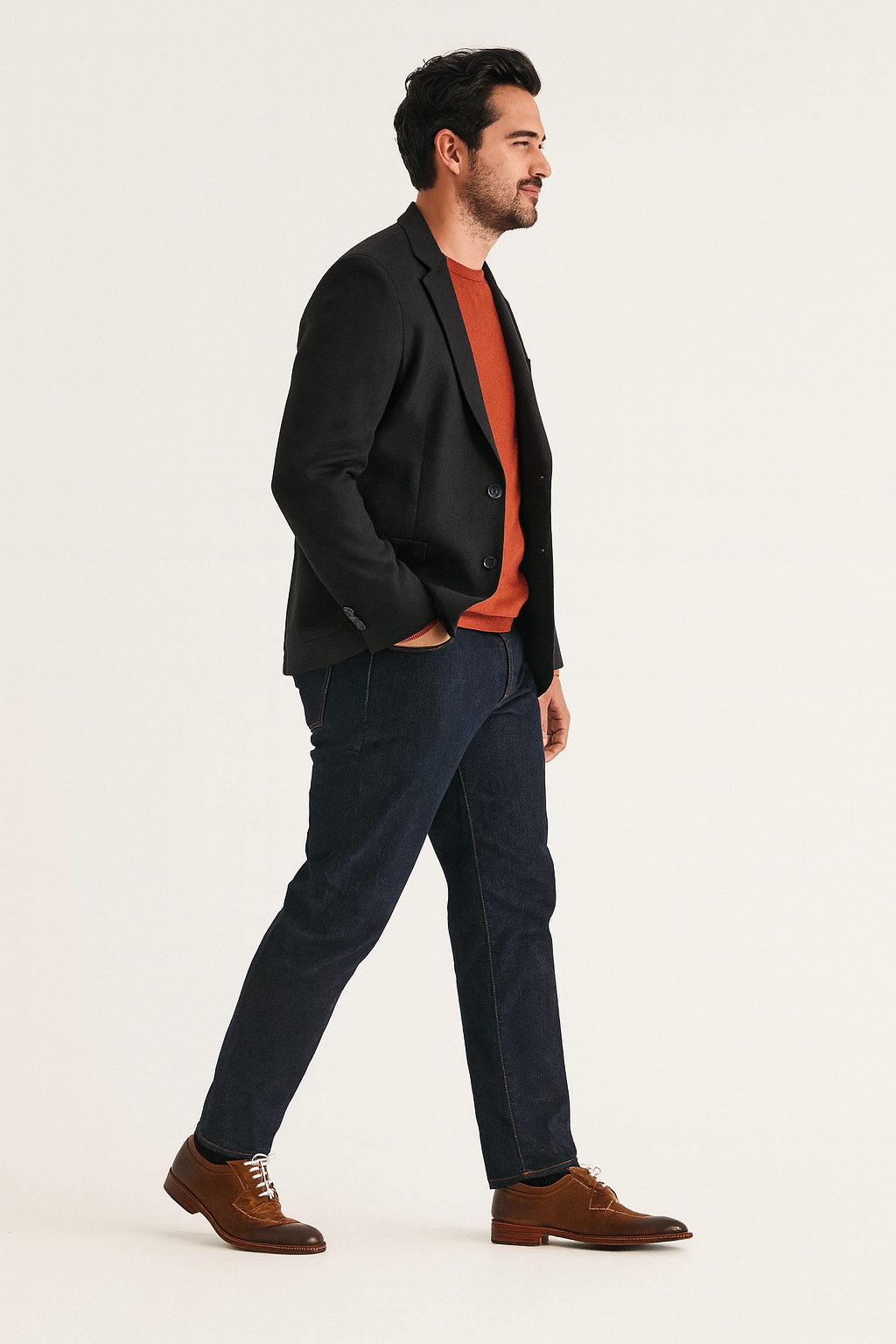 Men Suede Solid Leather Derby Shoes