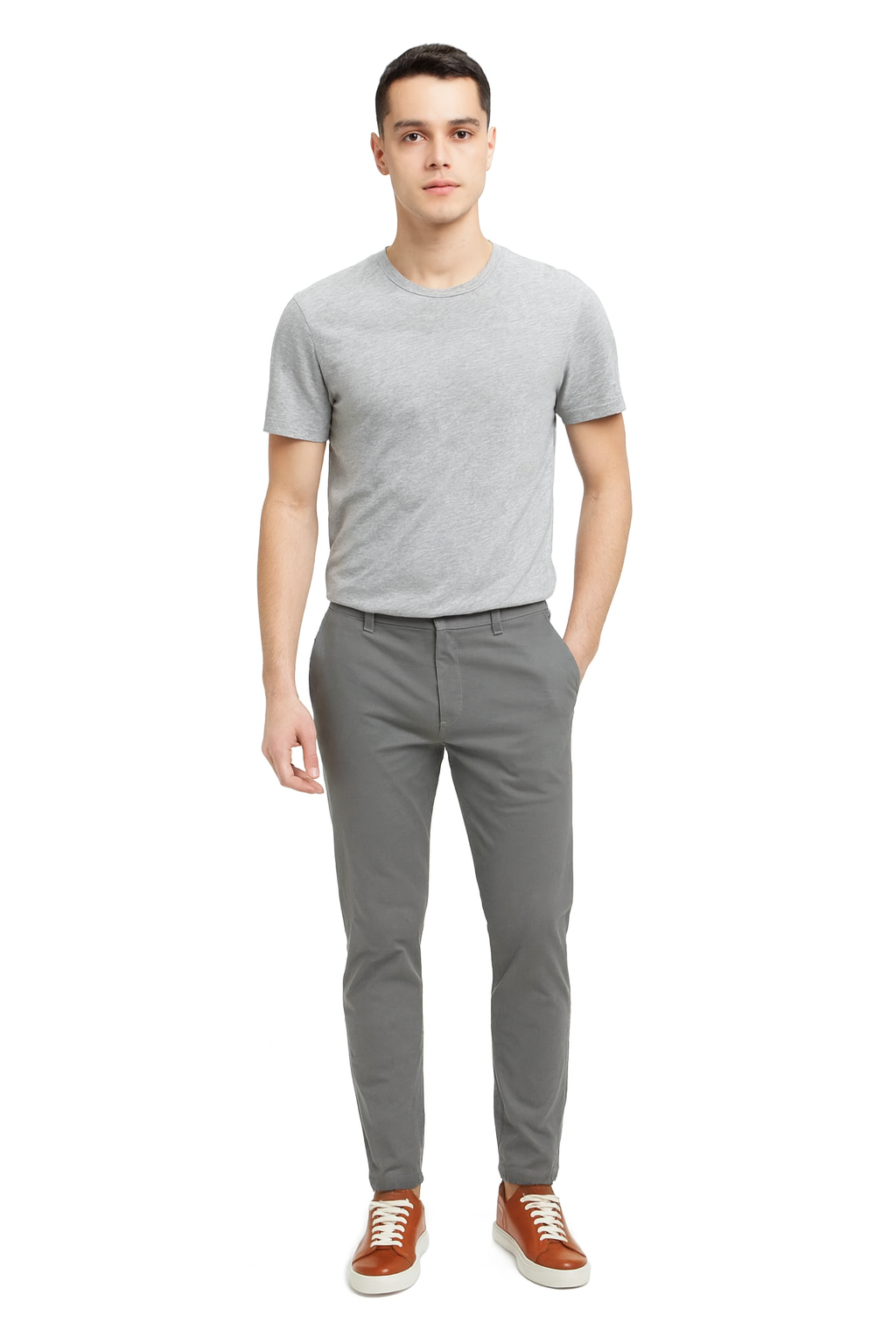 Classic Brown Leather Sneaker