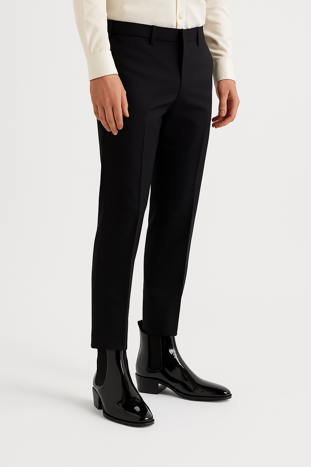 Webster Patent-Leather Chelsea Boots