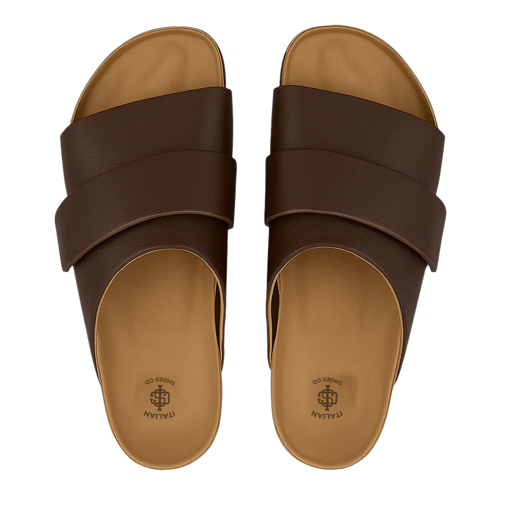 BreezFit Slip-On Regular Tan Sandal